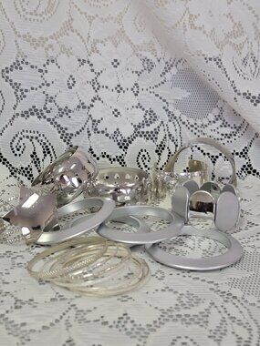 Silver Tone Bracelet Bundle